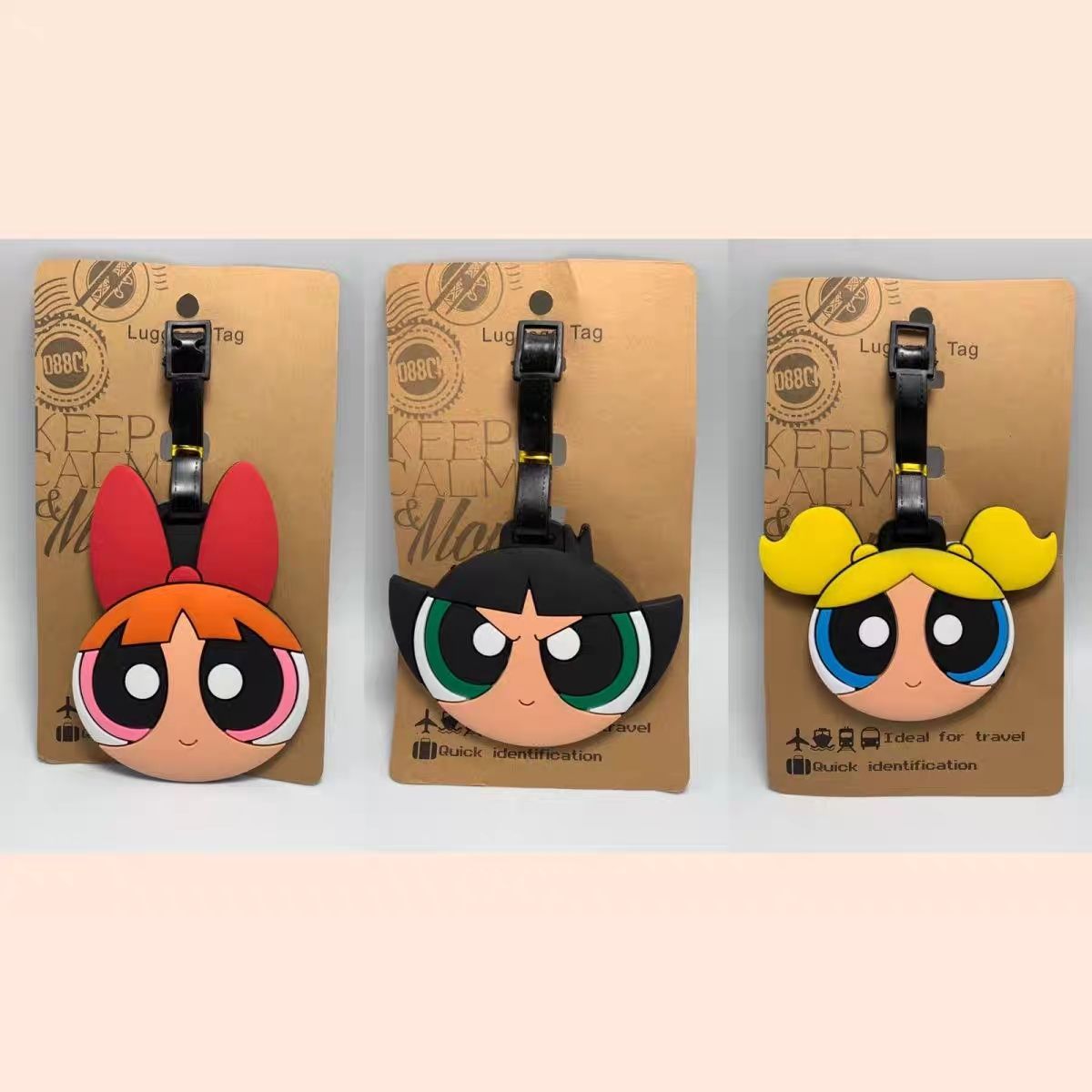 Travel Packing Accessories - Anime The Powerpuff Girls Bag Pendant