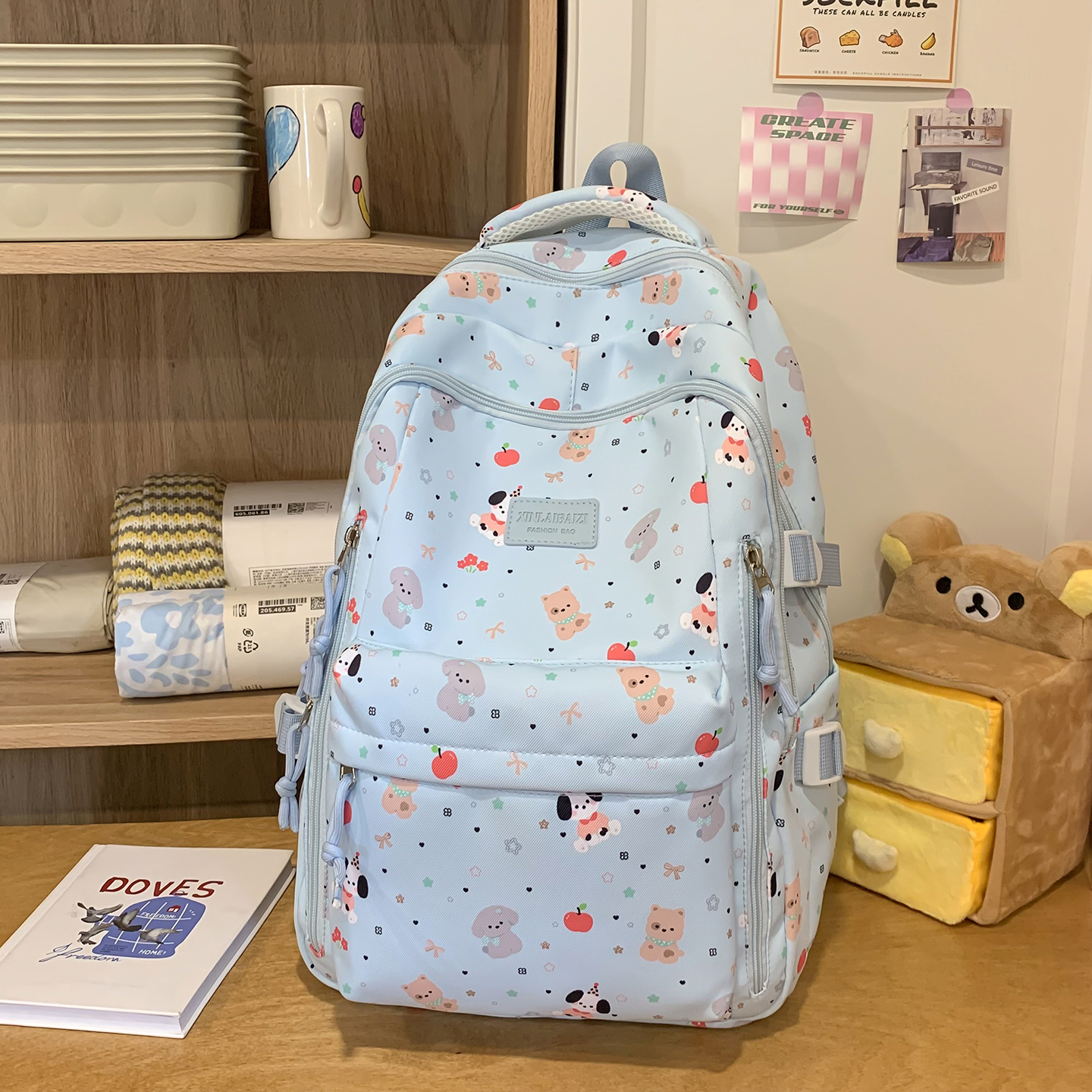Travel Accessories For Girls - Cute Animal Print Backpack Women Large