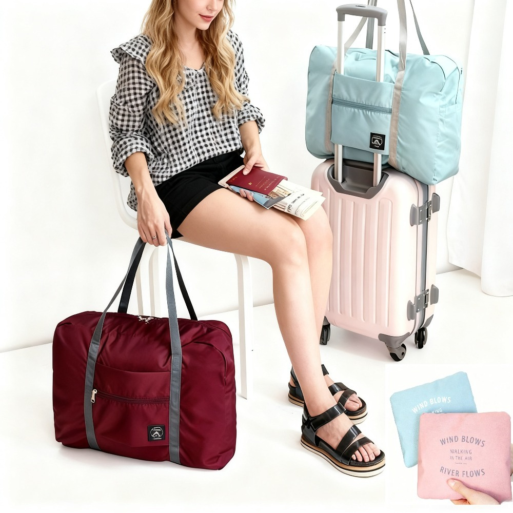 Travel Packing Accessories - Foldable Travel Duffel Bag for Airlines