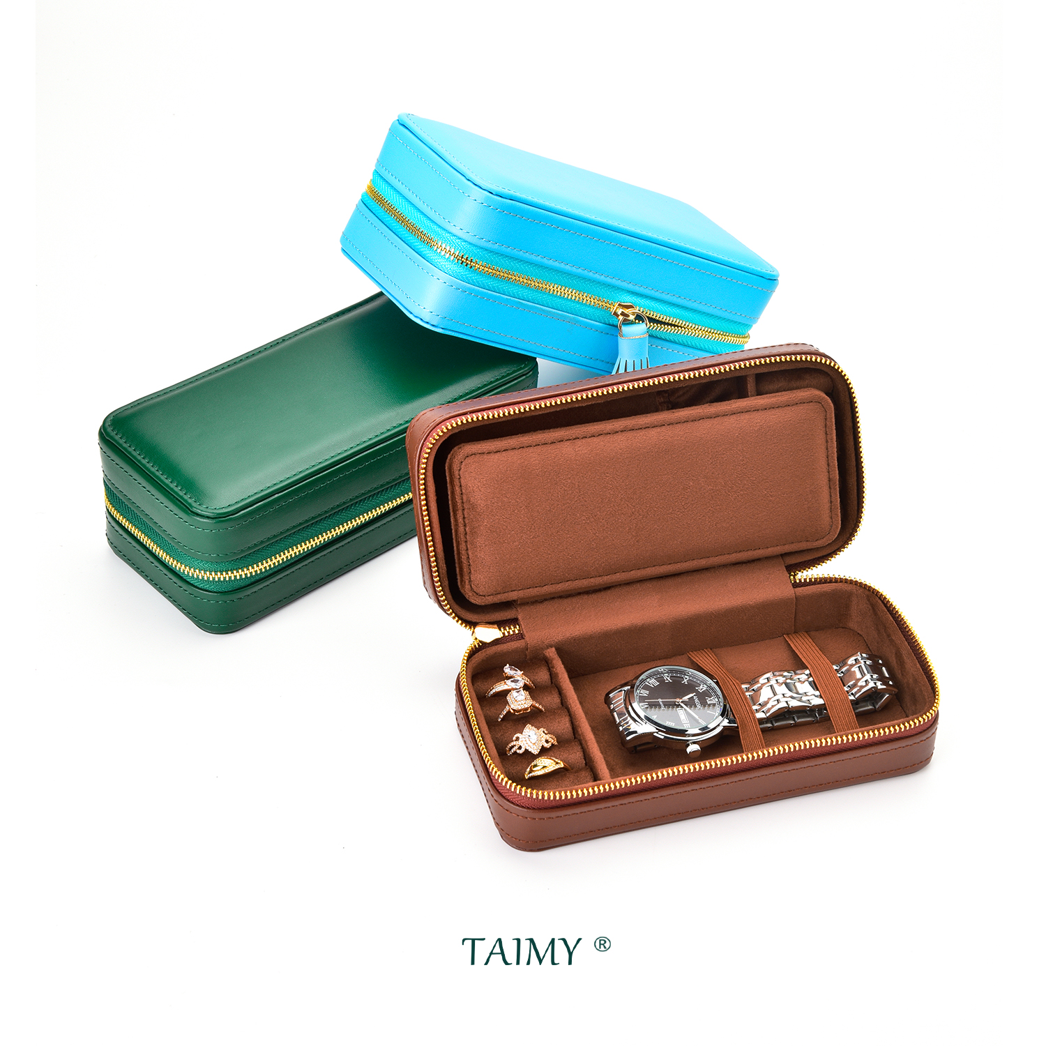Luxury Pu Leather Jewelry Box  - Travel Jewellery & Accessories Organiser recensione e prezzo