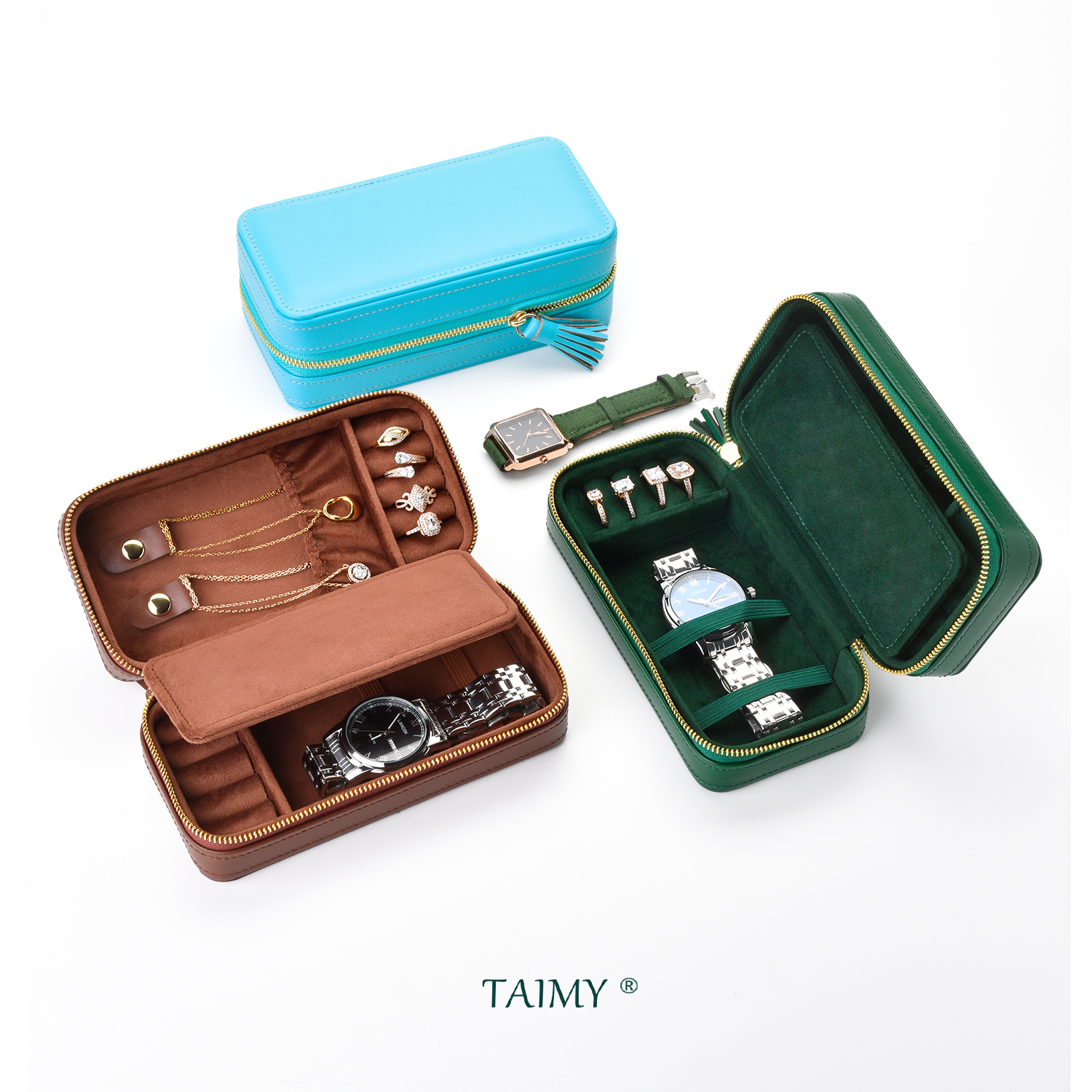 Luxury Pu Leather Jewelry Box  - Travel Jewellery & Accessories Organiser recensione e prezzo