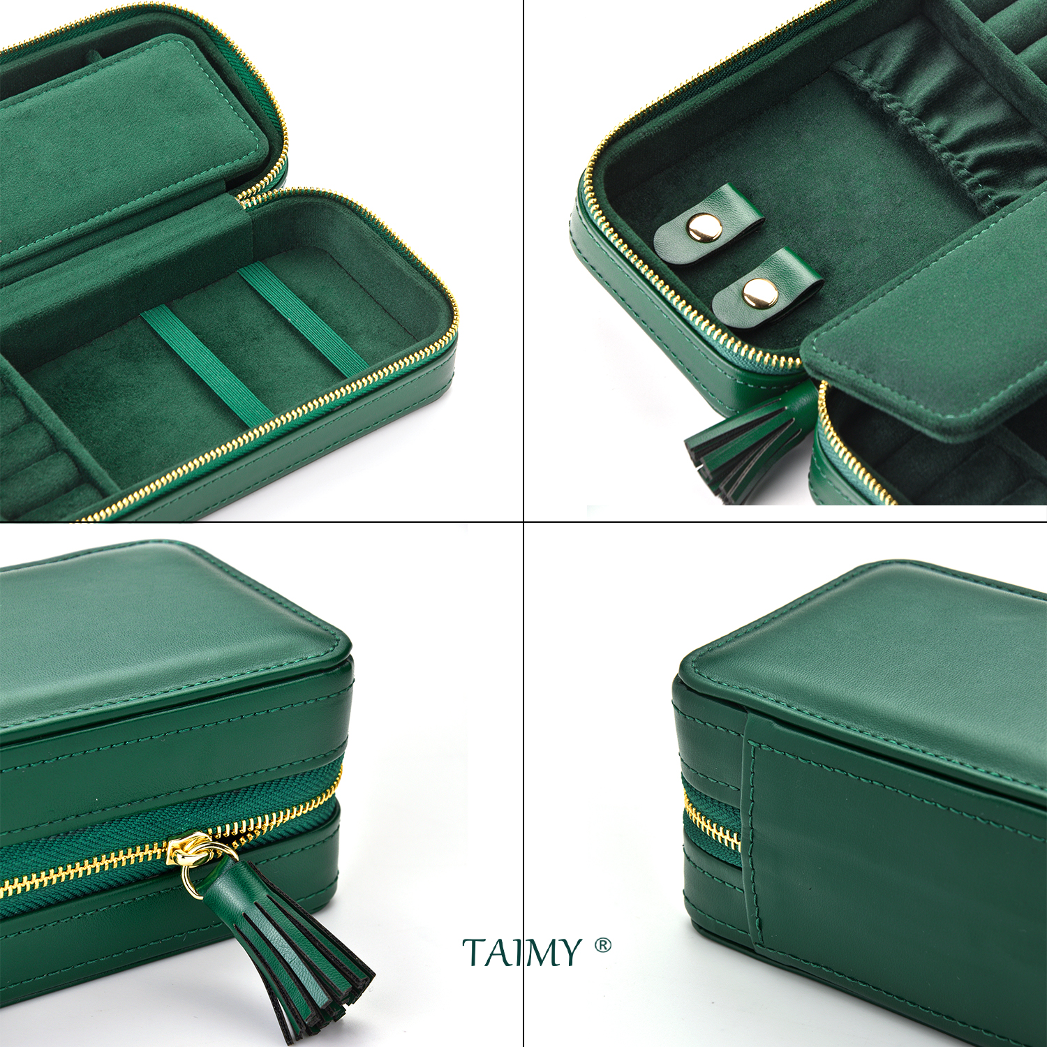 Luxury Pu Leather Jewelry Box  - Travel Jewellery & Accessories Organiser recensione e prezzo