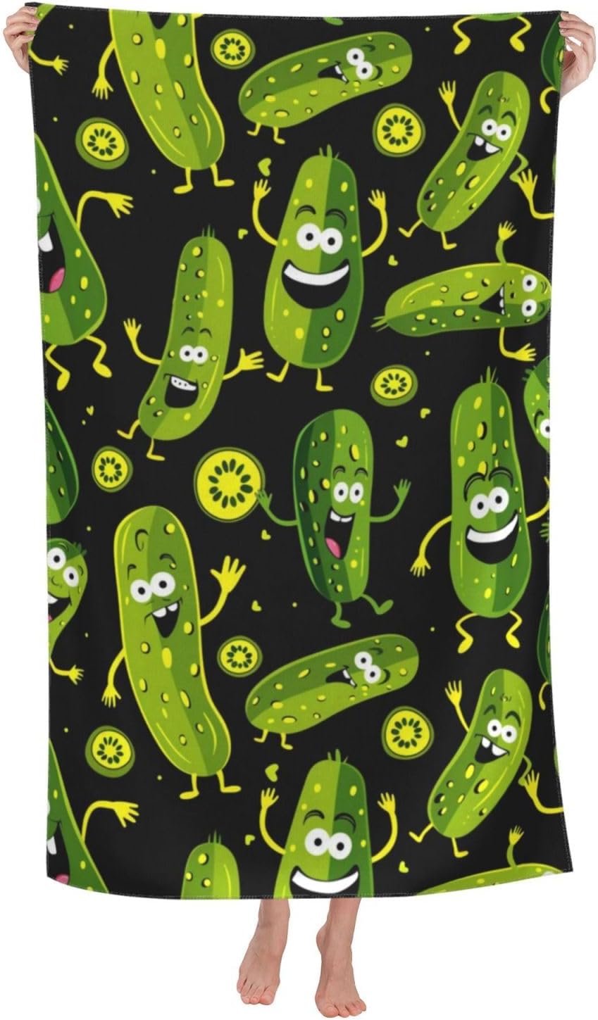 Funny Pickle Beach Towel, Soft - Travel Towel Quick Dry recensione e prezzo