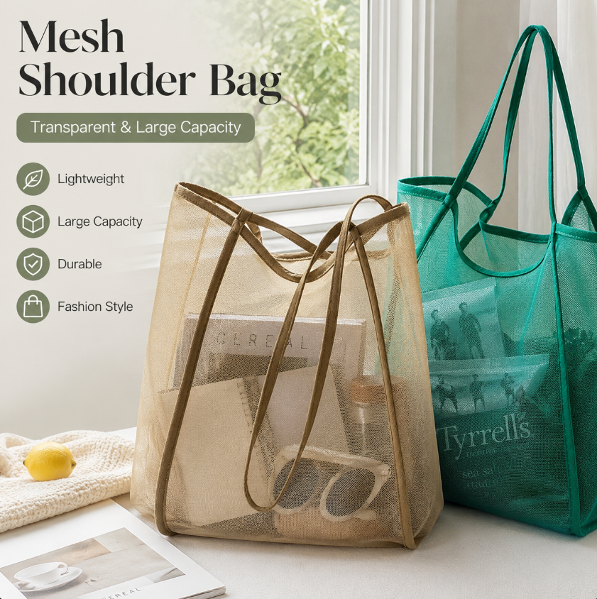 Mesh Beach Bag Lightweight, Br - Travel Packing Accessories recensione e prezzo