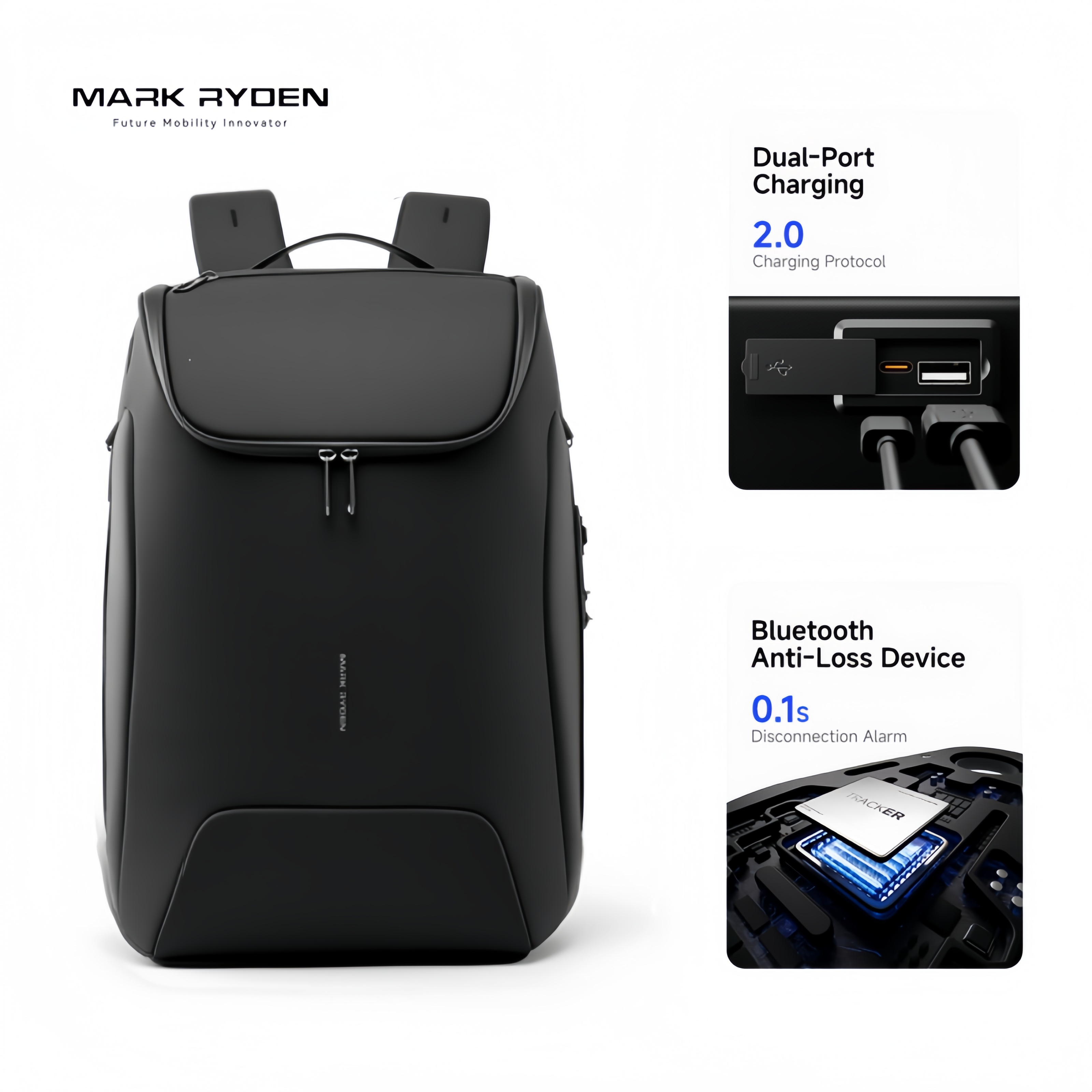 MARK RYDEN 31L Smart Men's Bac - Shoe Bag Travel recensione e prezzo