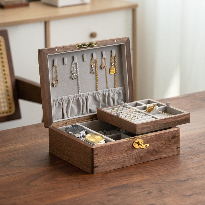 Portable Jewellery Box Solid W - Travel Jewellery & Accessories Organiser recensione e prezzo