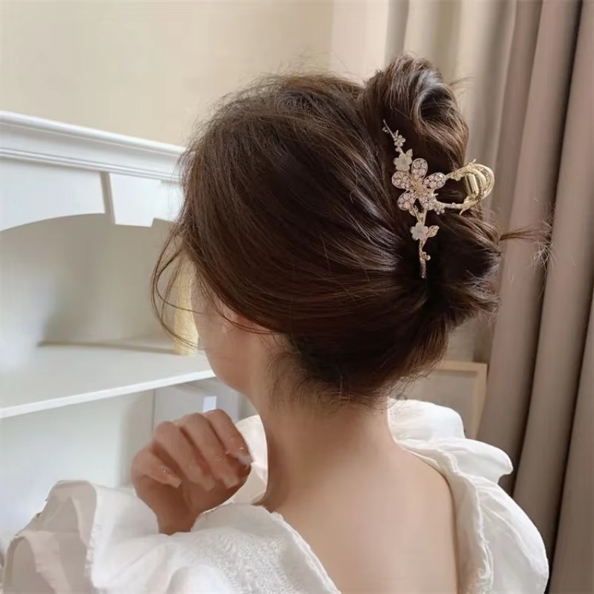 1 Pcs Metal Hair Claw Pearl Ha - Travel Accessories For Girls recensione e prezzo