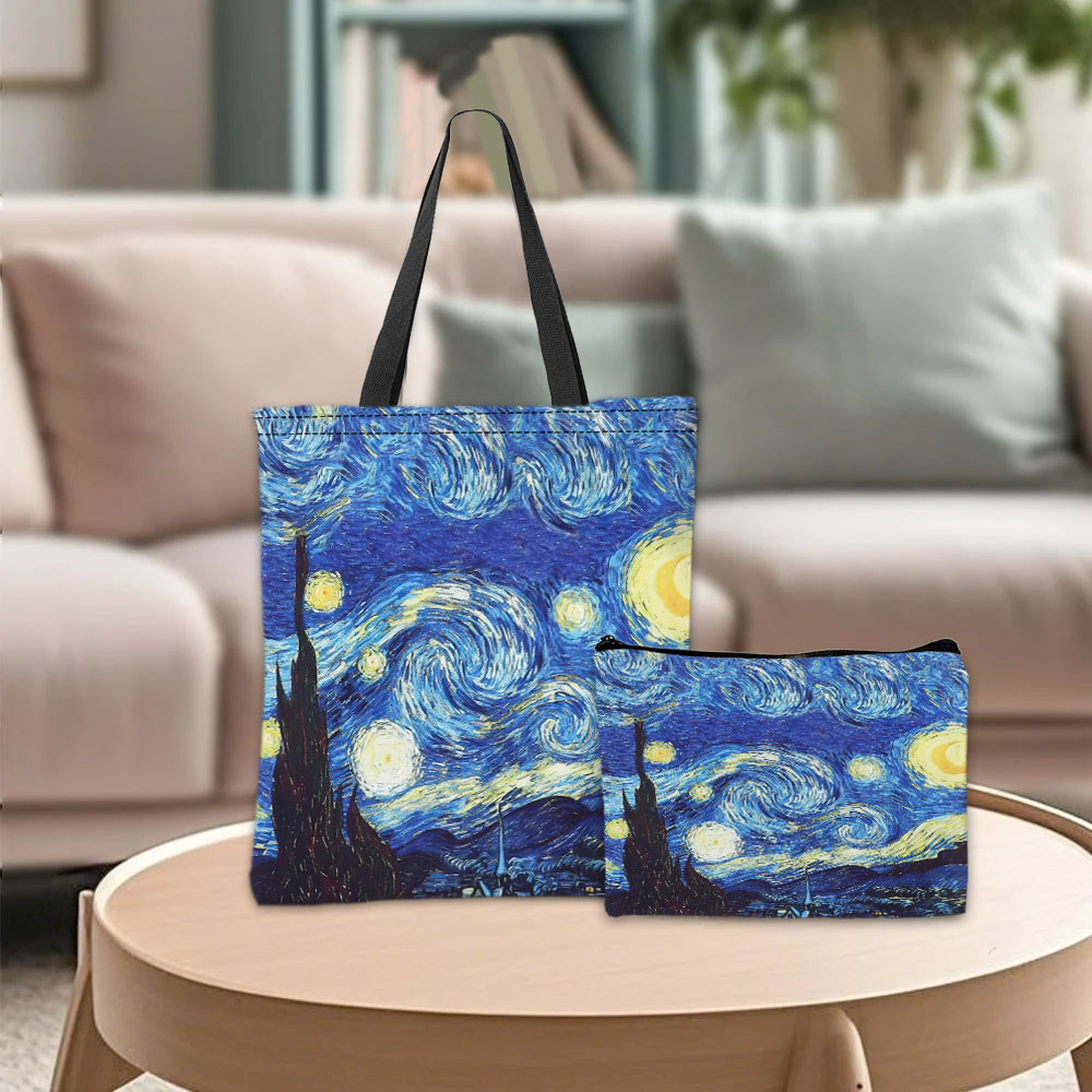 Van Gogh Series Tote Bag Cosme - Travel Packing Accessories recensione e prezzo