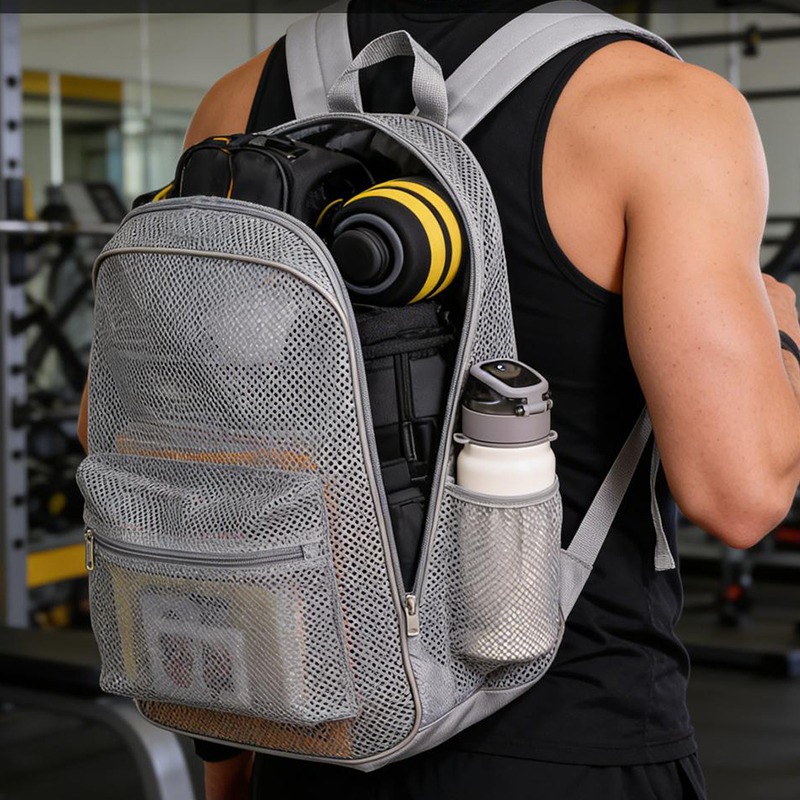 Breathable Mesh Backpack Light - Travel Packing Accessories recensione e prezzo