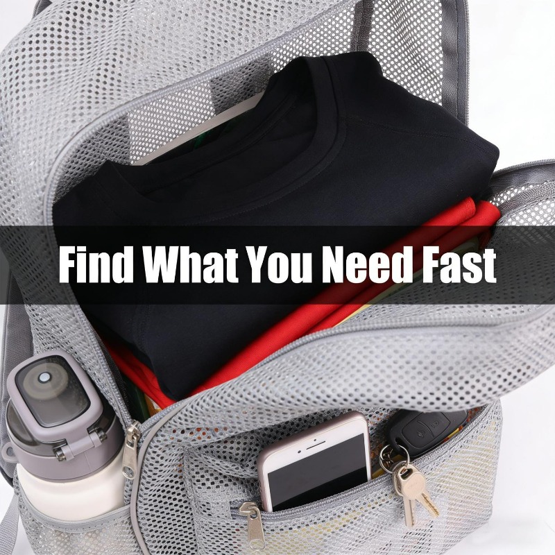 Breathable Mesh Backpack Light - Travel Packing Accessories recensione e prezzo