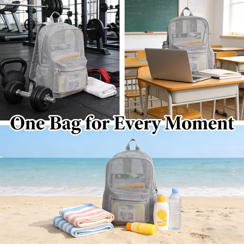 Breathable Mesh Backpack Light - Travel Packing Accessories recensione e prezzo