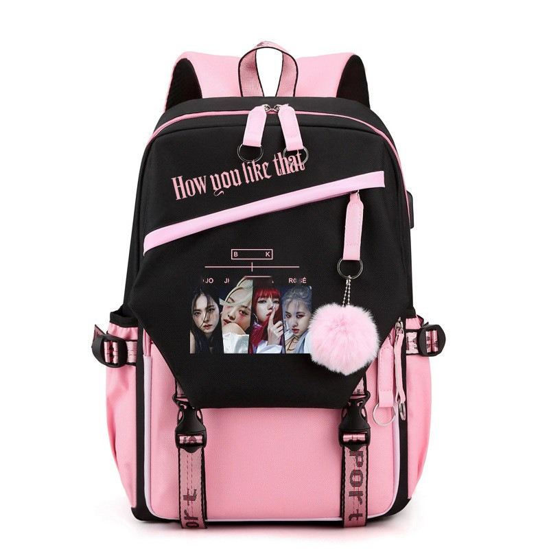 Black Pink Pattern Large Capac - Travel Packing Accessories recensione e prezzo