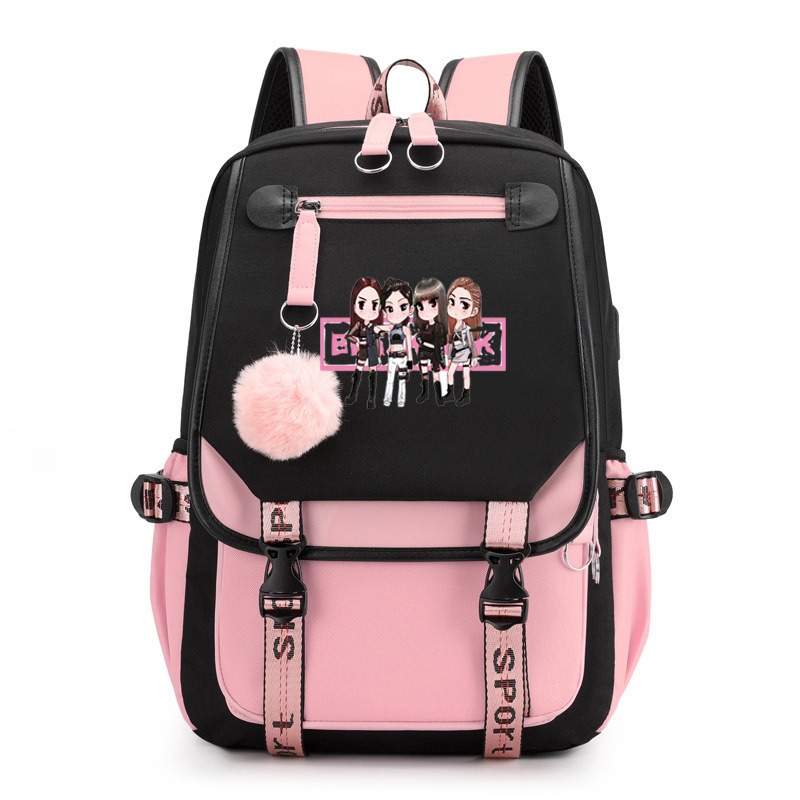 Black Pink Pattern Large Capac - Travel Packing Accessories recensione e prezzo