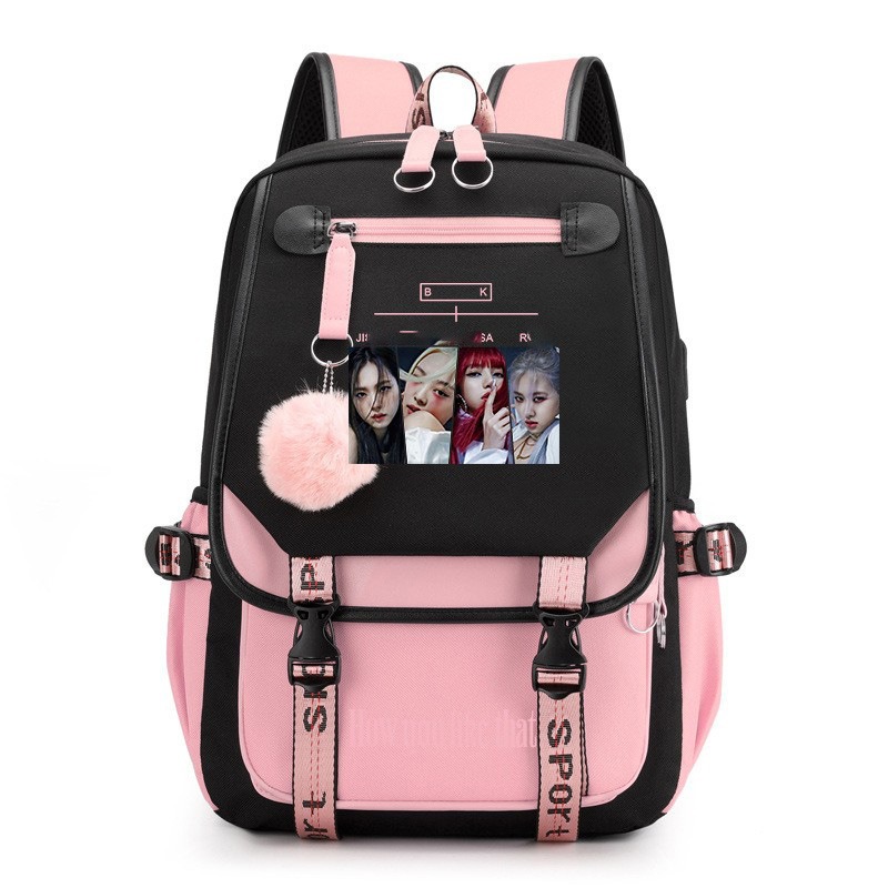Black Pink Pattern Large Capac - Travel Packing Accessories recensione e prezzo