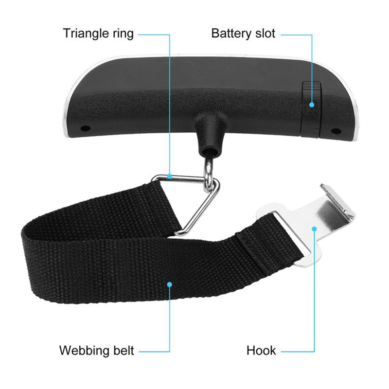 Portable Scale Digital LCD Dis - Travel Accessories Electronics recensione e prezzo