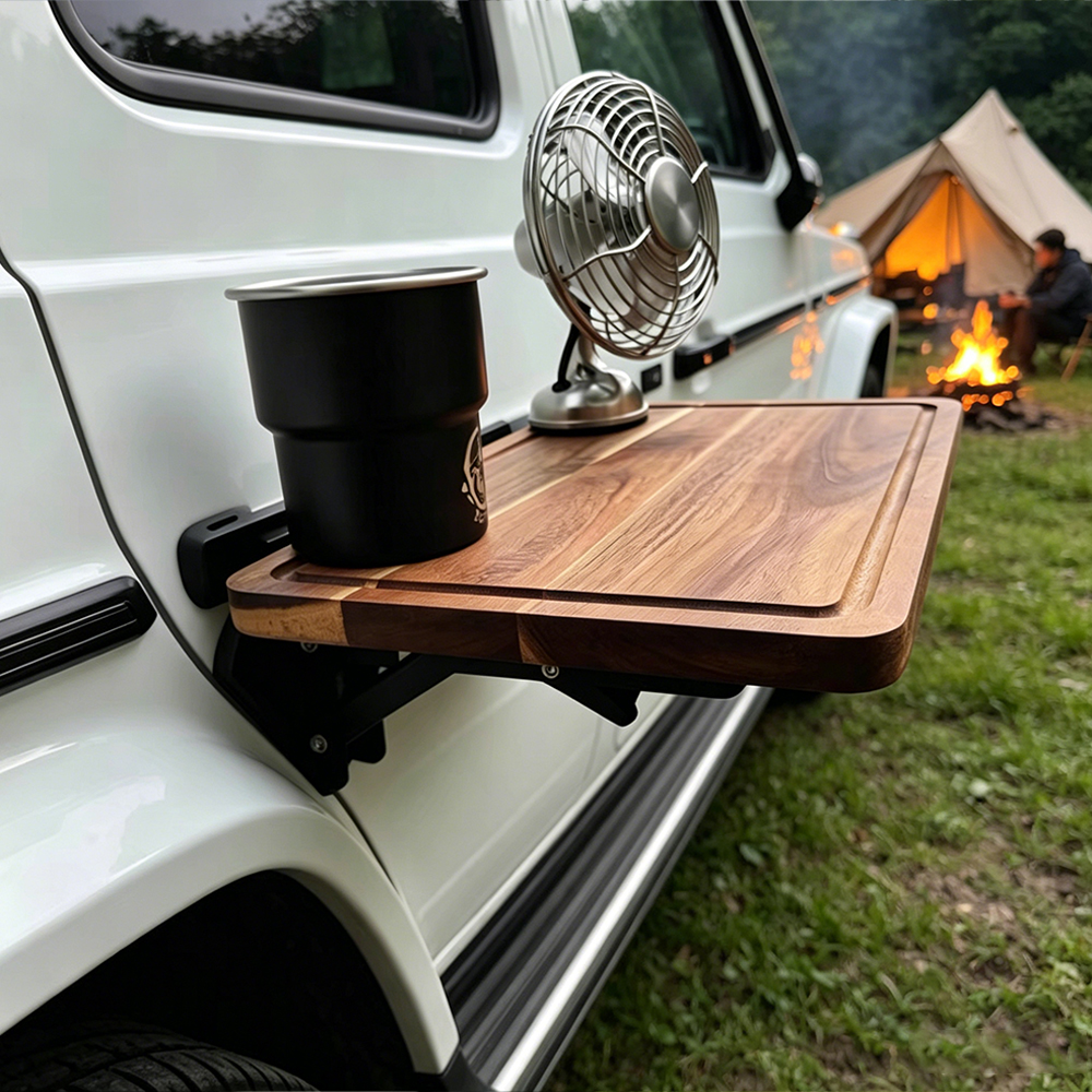 1PC Car Side Folding Wooden Ta - Travel Accessories In Car recensione e prezzo