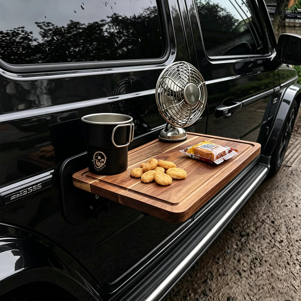1PC Car Side Folding Wooden Ta - Travel Accessories In Car recensione e prezzo