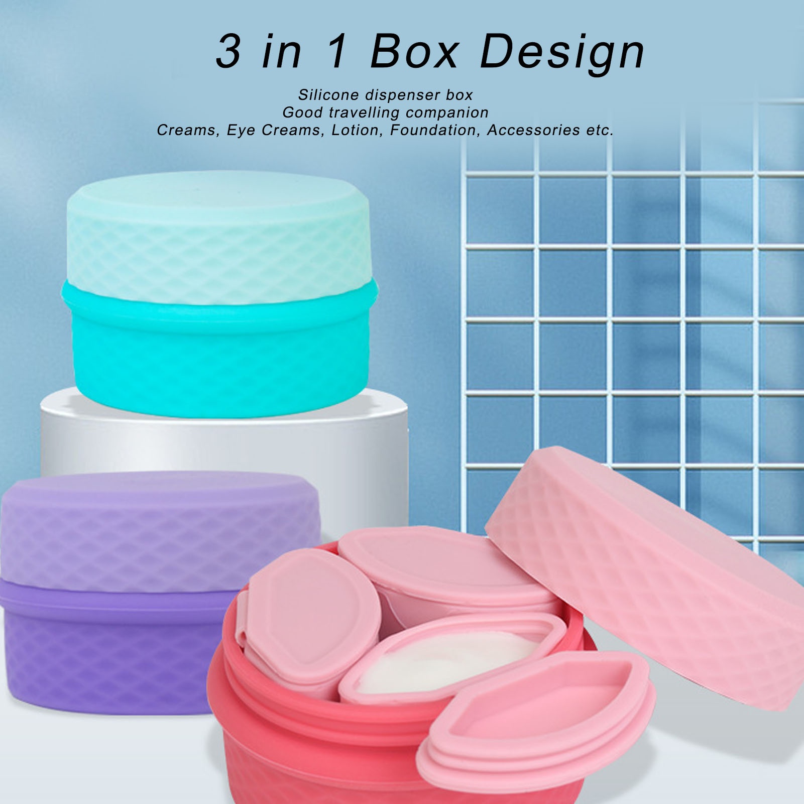 Silicone Makeup Dispenser Jewe - Travel Jewellery & Accessories Organiser recensione e prezzo