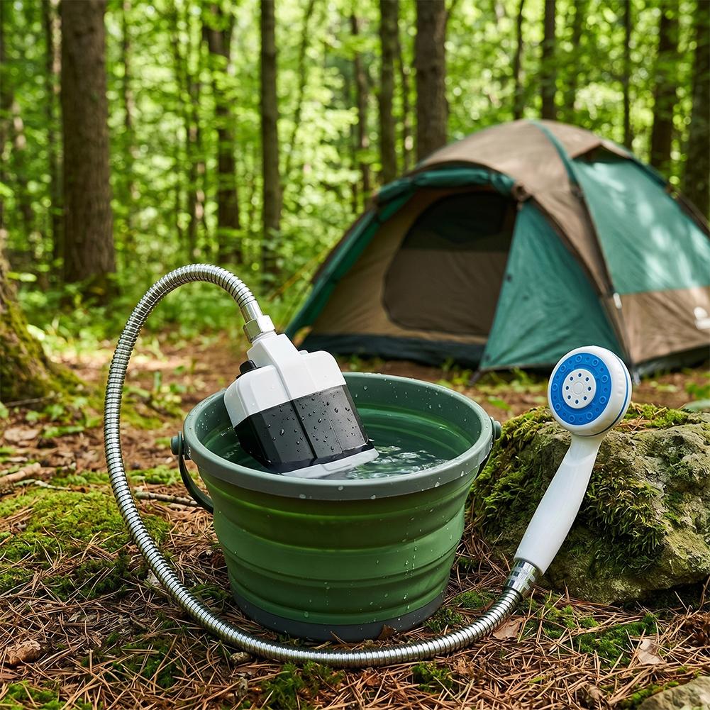 Outdoor Camp Shower Kit USB Re - Travel Accessories Electronics recensione e prezzo