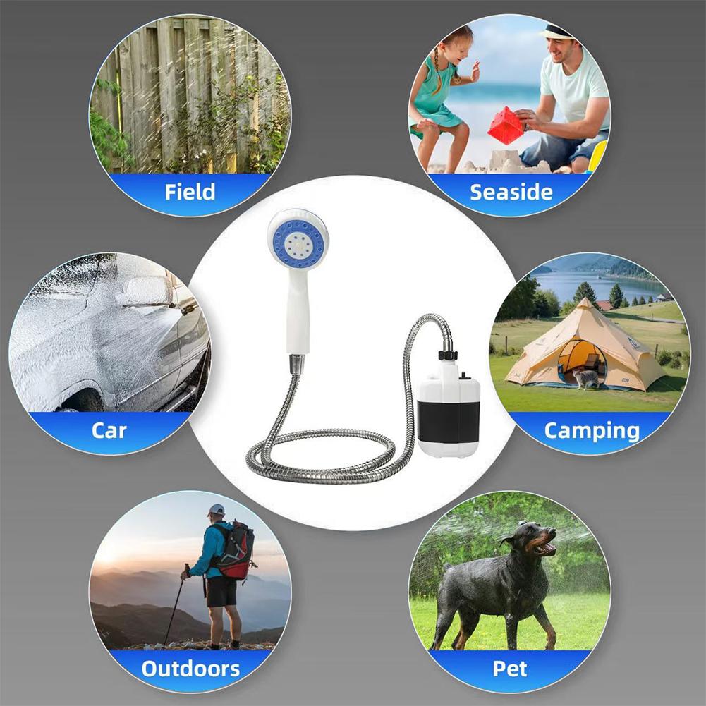 Outdoor Camp Shower Kit USB Re - Travel Accessories Electronics recensione e prezzo