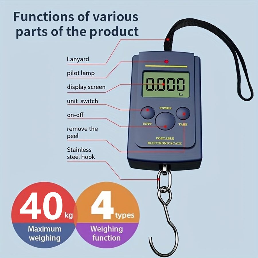 40kg Multifunctional Mini Elec - Travel Accessories Electronics recensione e prezzo