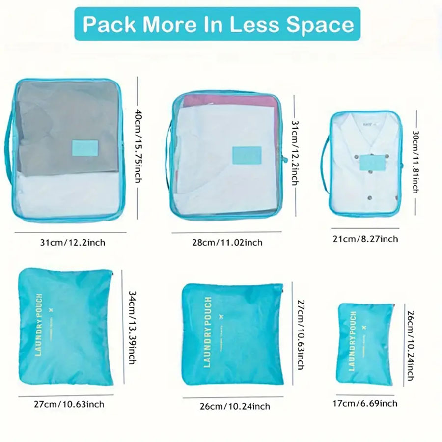 6pcs Travel Organizer Storage  - Shoe Bag Travel recensione e prezzo