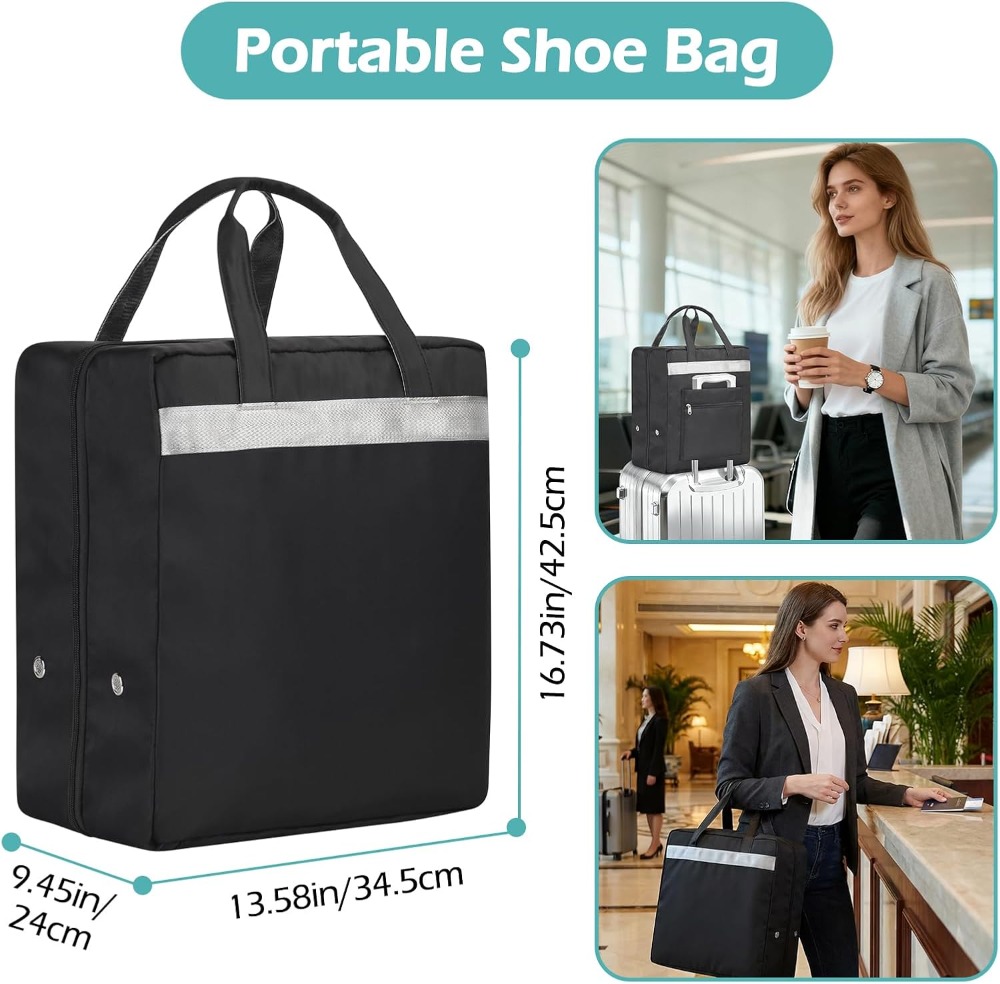 Travel Shoe Bags with Handle,  - Shoe Bag Travel recensione e prezzo