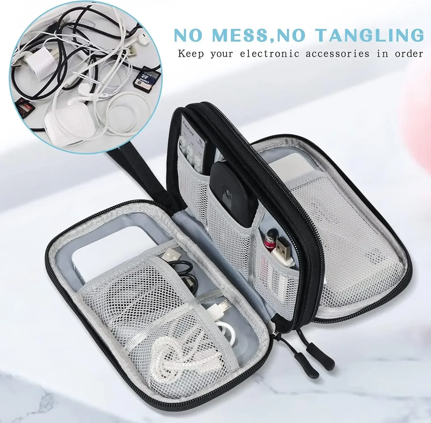 Travel Cable Bag Portable Digi - Travel Accessories Electronics recensione e prezzo