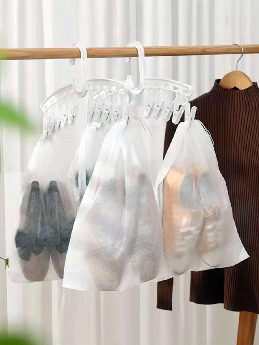 50pcs White Nonwoven Shoe Stor - Shoe Bag Travel recensione e prezzo