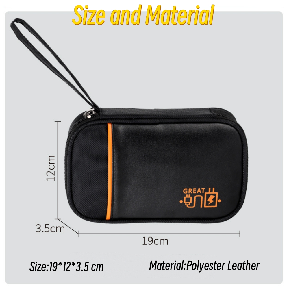 Leather Digital Storage Bag Fo - Travel Accessories Electronics recensione e prezzo