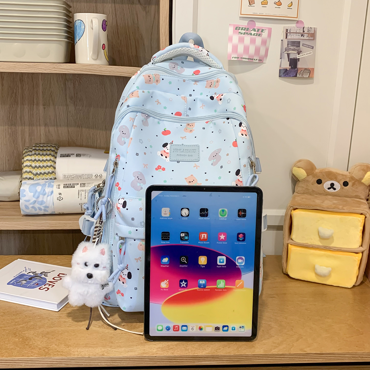 Cute Animal Print Backpack Wom - Travel Accessories For Girls recensione e prezzo