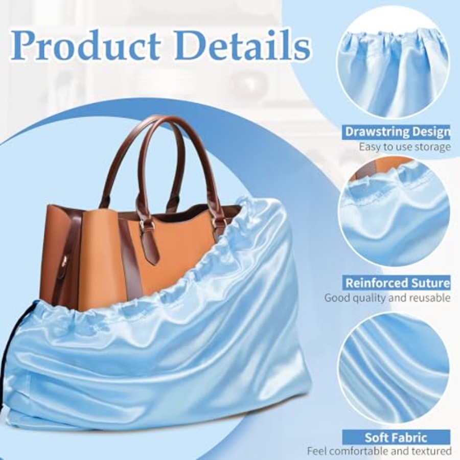 6 Pack Dust Bags for Handbags  - Shoe Bag Travel recensione e prezzo