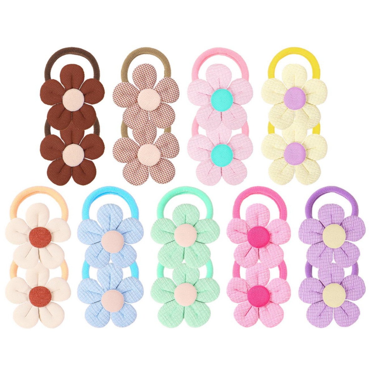 18pcs Sunflower Hair Ties Kids - Travel Accessories For Girls recensione e prezzo