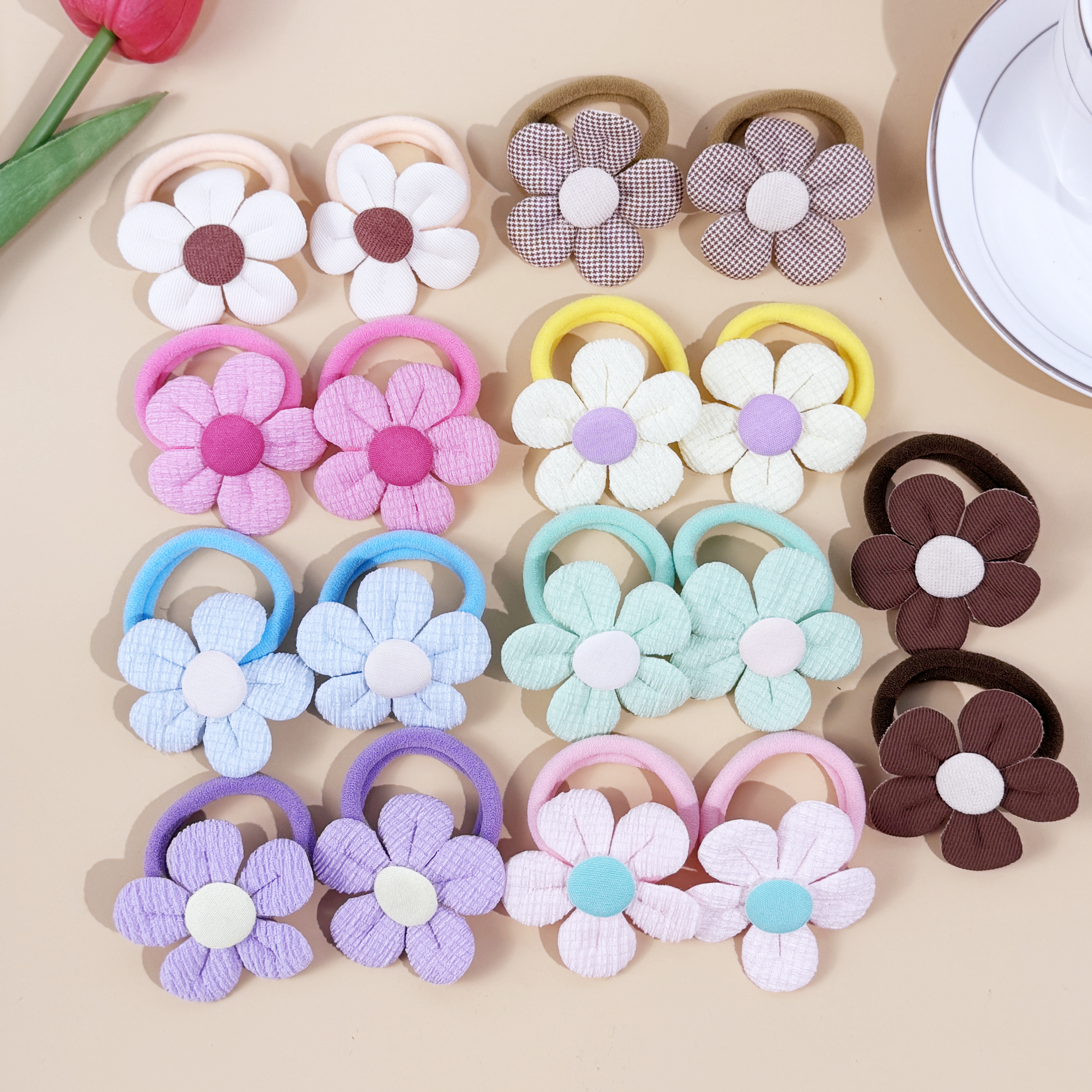 18pcs Sunflower Hair Ties Kids - Travel Accessories For Girls recensione e prezzo