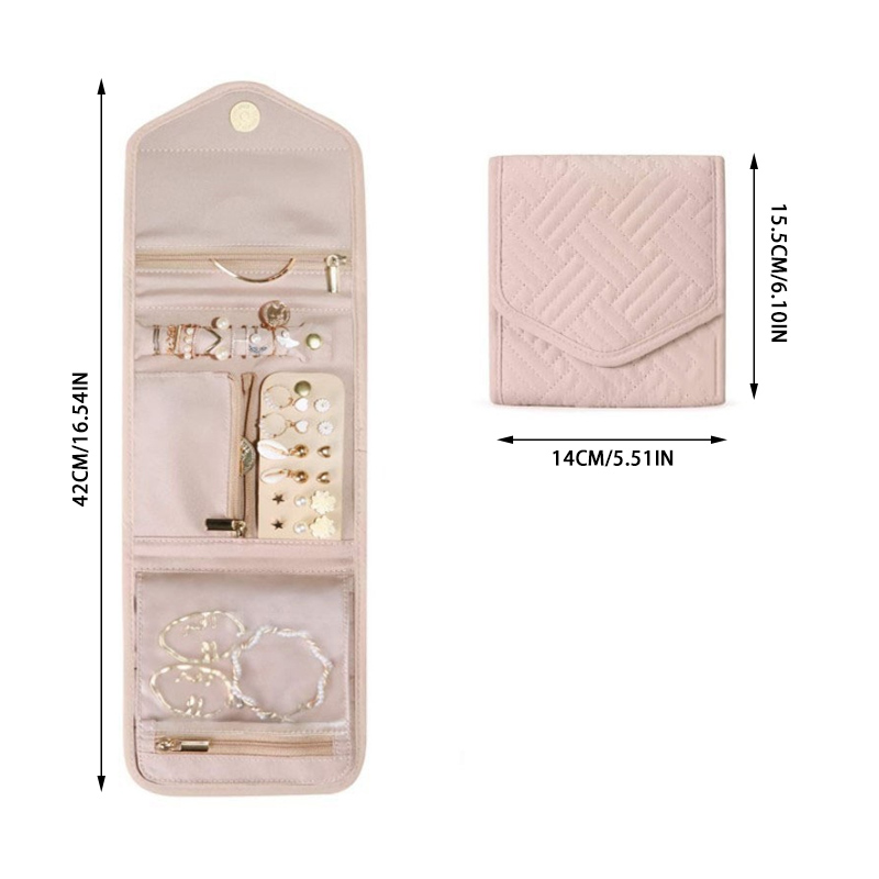 Foldable Jewellery Roll Conven - Travel Jewellery & Accessories Organiser recensione e prezzo