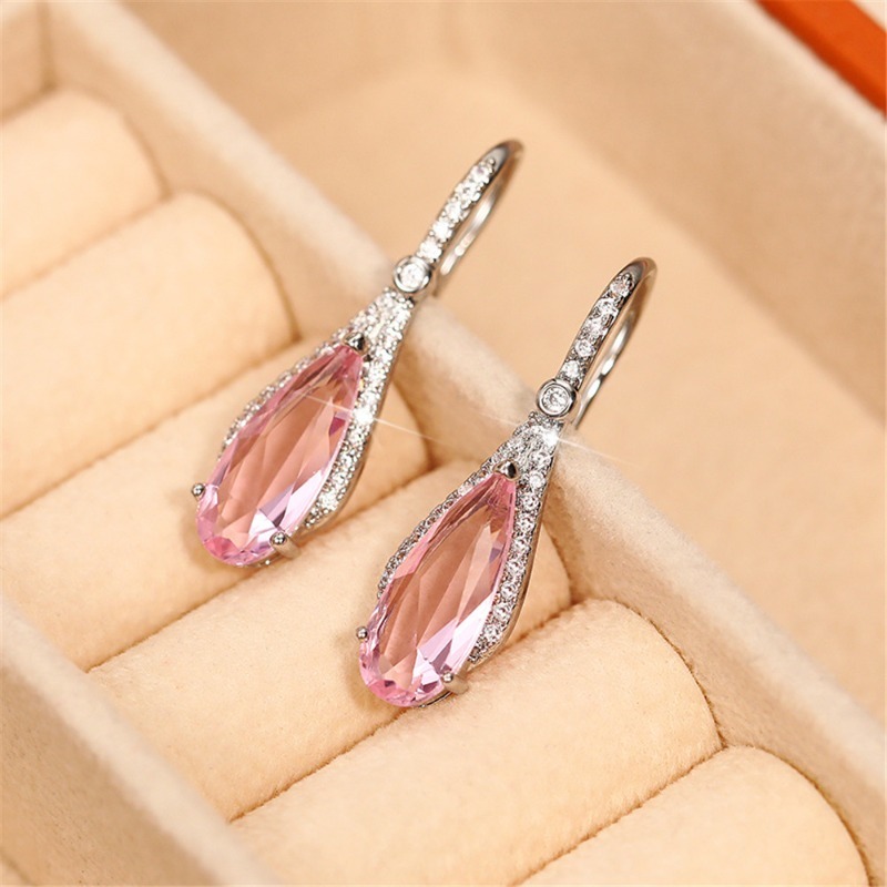 BKBK Teardrop Pink Crystal Hoo - Travel Accessories July recensione e prezzo