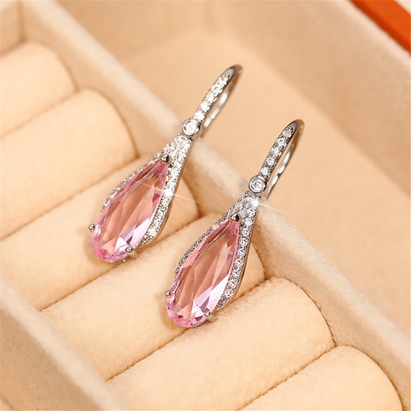 BKBK Teardrop Pink Crystal Hoo - Travel Accessories July recensione e prezzo