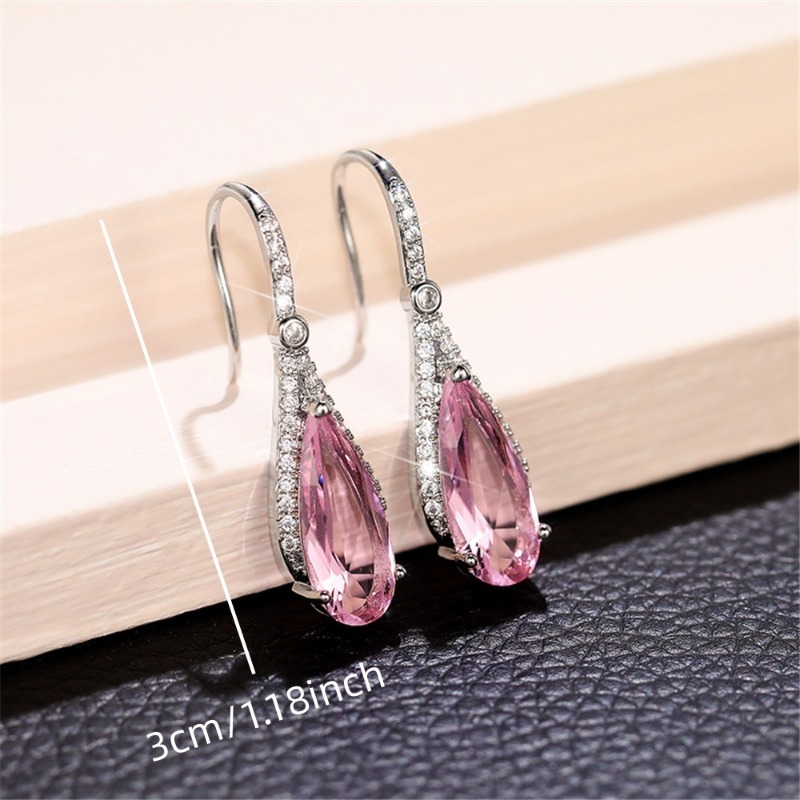 BKBK Teardrop Pink Crystal Hoo - Travel Accessories July recensione e prezzo
