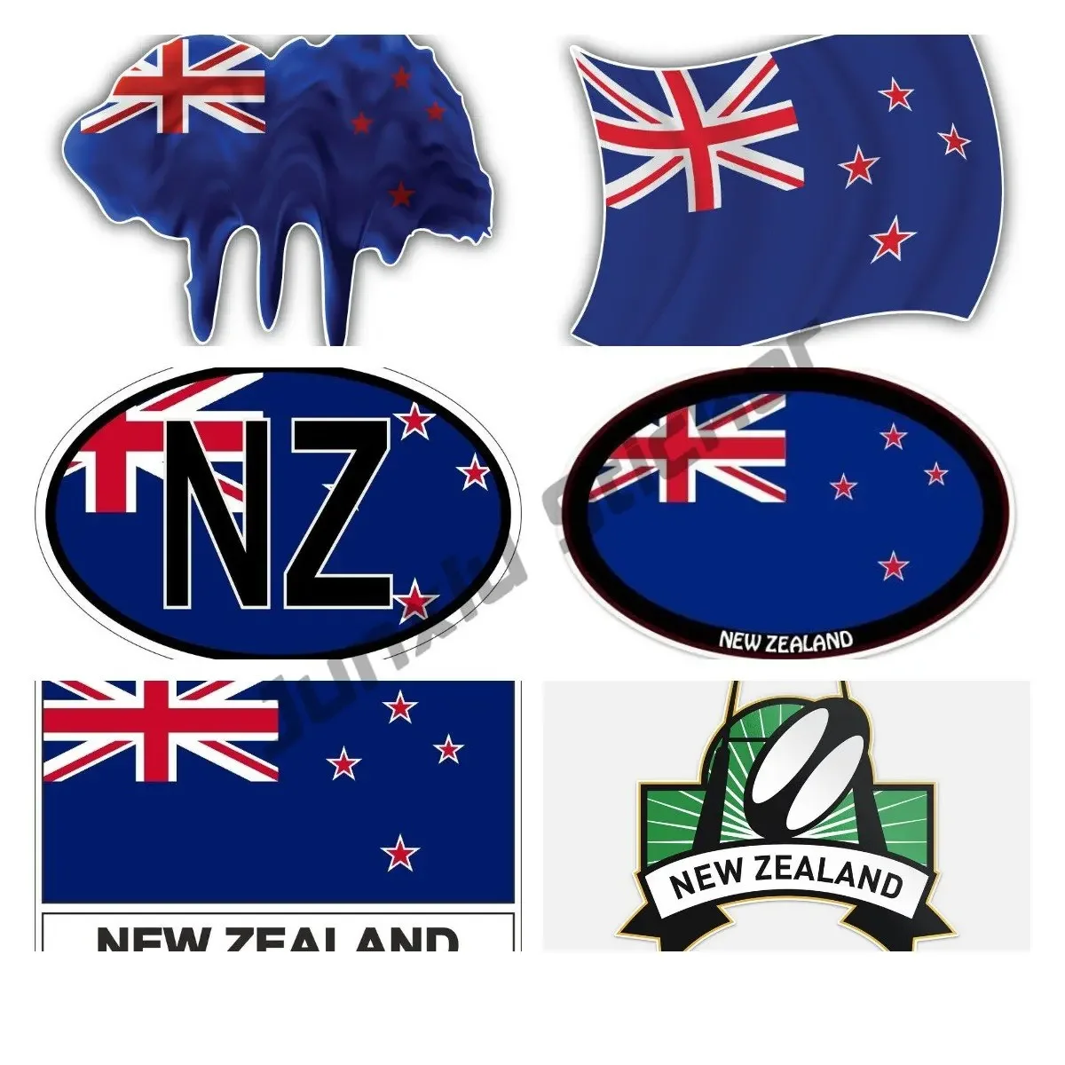 New Zealand Flag Vinyl Decal S - Travel Accessories Nz recensione e prezzo