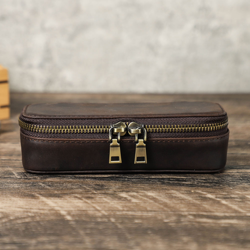 Vintage Genuine Leather Portab - Travel Jewellery & Accessories Organiser recensione e prezzo