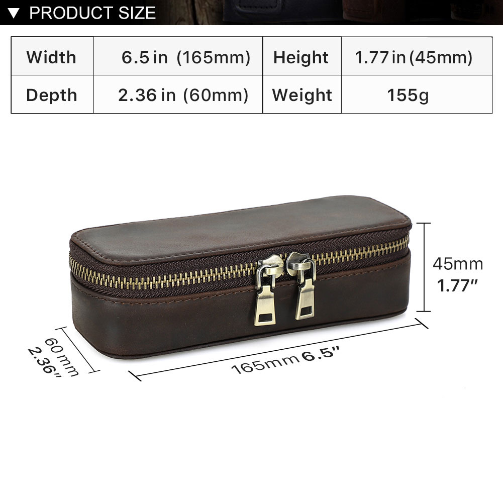 Vintage Genuine Leather Portab - Travel Jewellery & Accessories Organiser recensione e prezzo