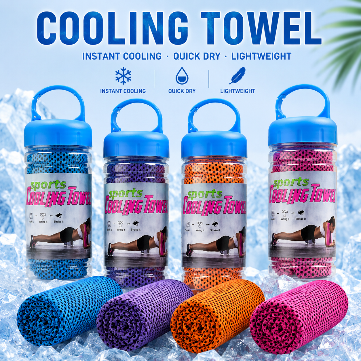 Cooling Towel with Portable Bo - Travel Towel Quick Dry recensione e prezzo