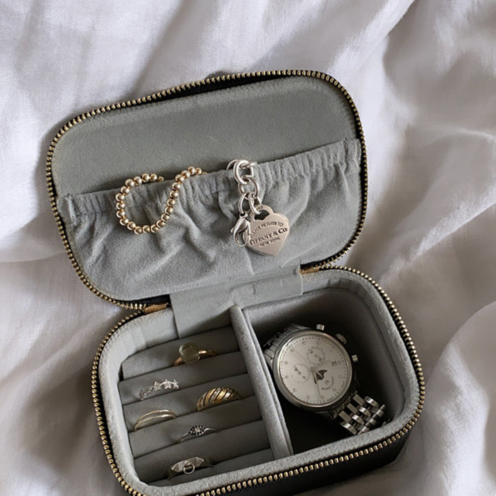 Personalised Jewellery Box Wit - Travel Jewellery & Accessories Organiser recensione e prezzo