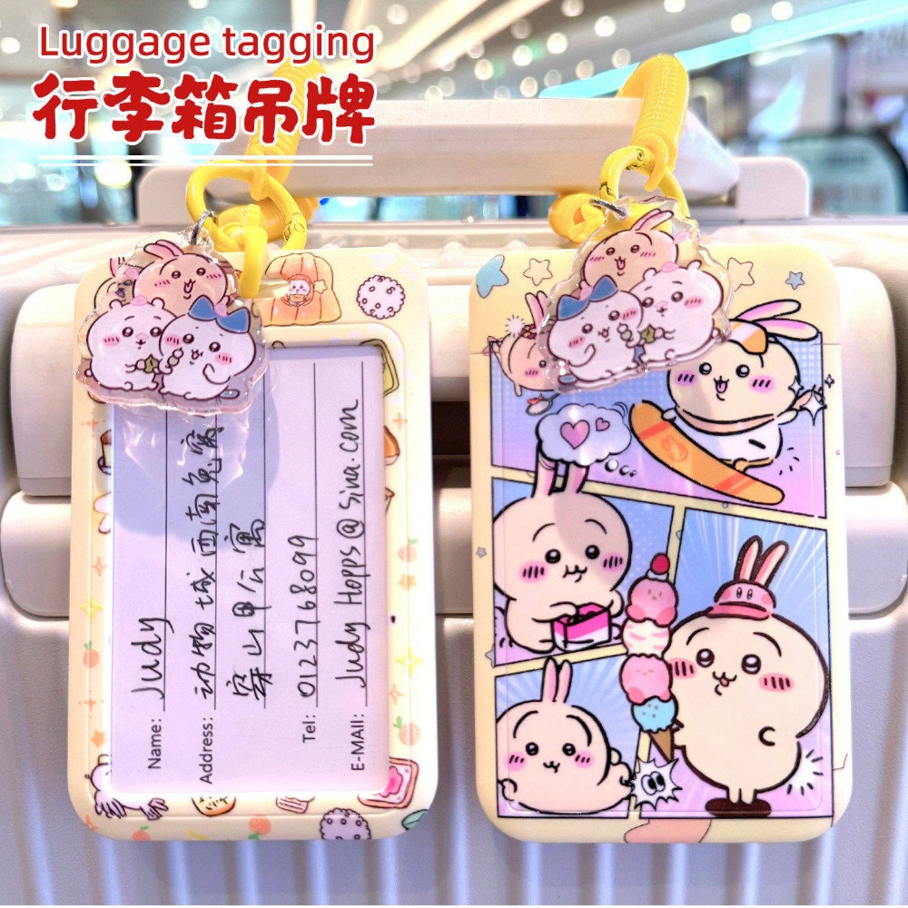 Chiikawa Luggage Tag with Lany - Travel Accessories For Japan Trip recensione e prezzo