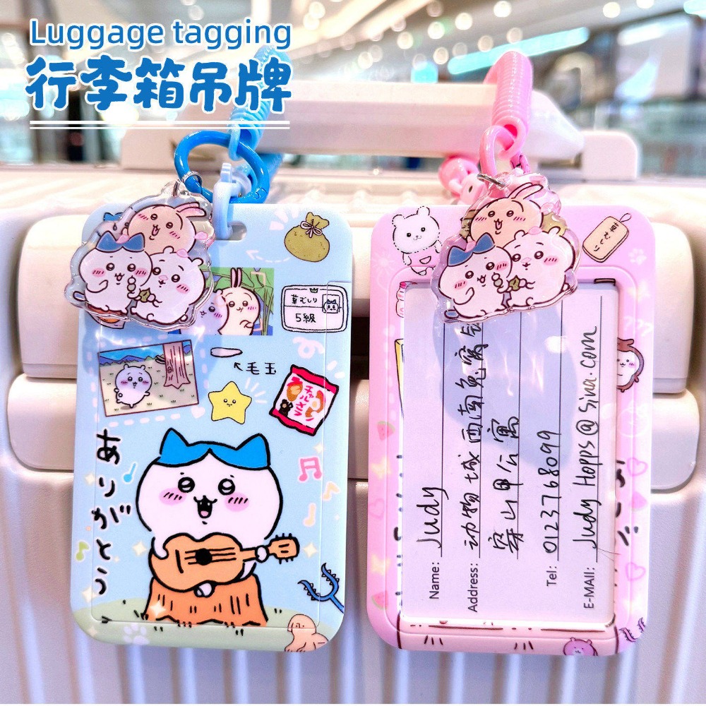 Chiikawa Luggage Tag with Lany - Travel Accessories For Japan Trip recensione e prezzo