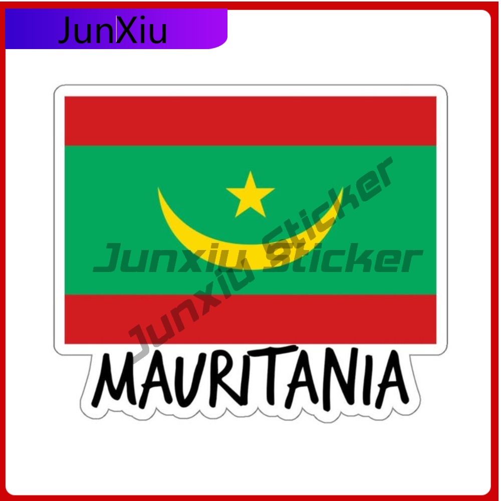 Mauritania Flag Travel Sticker - Travel Accessories In Car recensione e prezzo